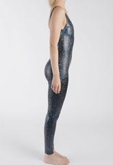 festival metallic catsuit from independent brand Tirade 13