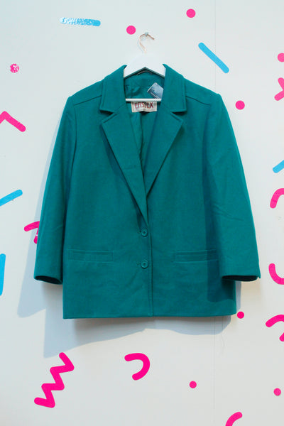 Boutique Vintage Eastex Green Pure New Wool Jacket