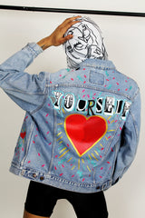 Love Yourself Vintage Denim Jacket