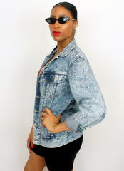 Vintage Acid Wash Lee Cotton Denim Jean Jacket