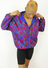 Vintage LAVON Mosaic Pattern 00s Shell Festival Jacket